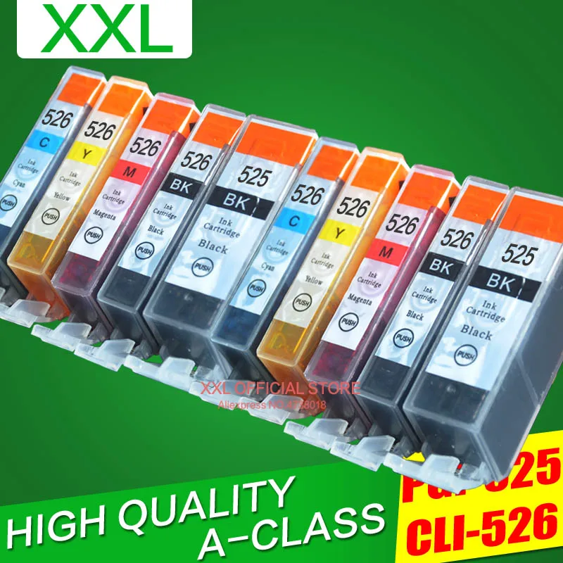 

For Canon IX6550 MG5150 Ink Cartridge For Canon PIXMA IX6550 MG5150 IX 6550 MG 5150 Printer ink PGI525