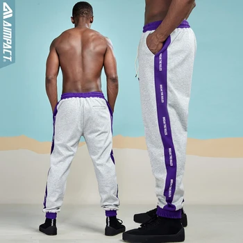 

Aimpact Hip hop Jogger Pants for Men 2019 New Cotton Jogging Sweatpants Male Patchwork Loose Style Trousers Streetwear AM5050