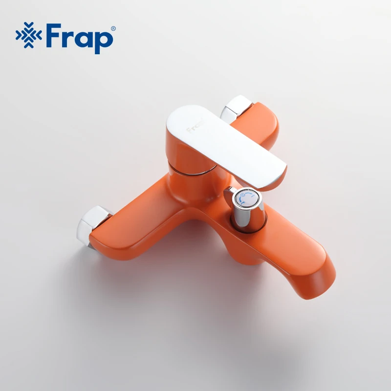 Душевой смеситель FRAP F3231 белый набор Водопад для ванной комнаты крепление на