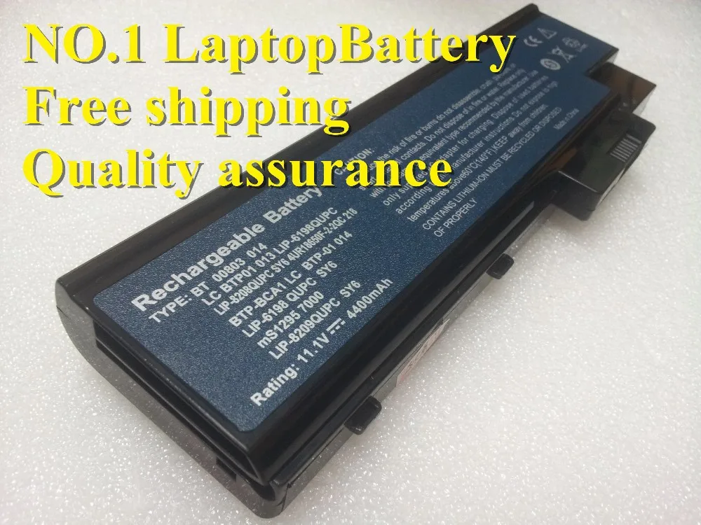 

6cells laptop Battery 4UR18650F-2-QC218 BTP-BCA1 BT.00803.014 LC.BTP01.013 LIP-6198QUPC SY6 for acer Aspire 9300 5600