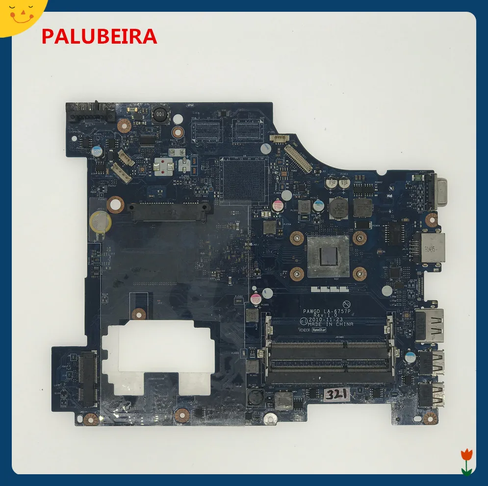 Флюоресцентная материнская плата для Lenovo G575 PAWGD LA 6757P Rev: 1 0 встроенный процессор 2
