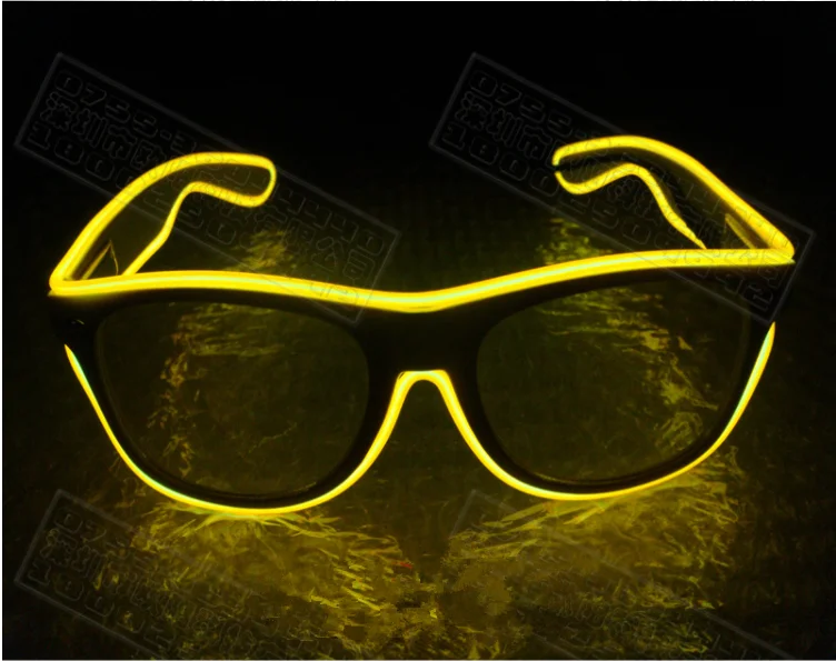 Светящиеся очки, светодиодный провод, светящиеся вечерние очки, светильник ing, новинка, подарок, яркий светильник, праздничные вечерние светящиеся солнцезащитные очки