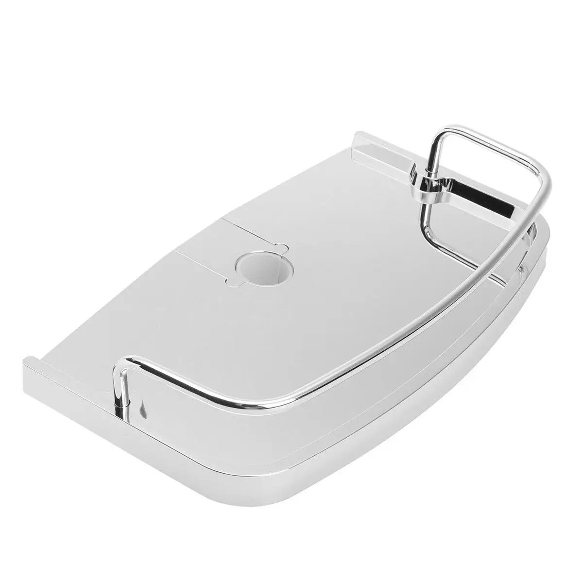 NHBR-الحمام القطب الجرف دش تخزين العلبة الرف المنظم حامل صينية ضياء 24 مللي متر