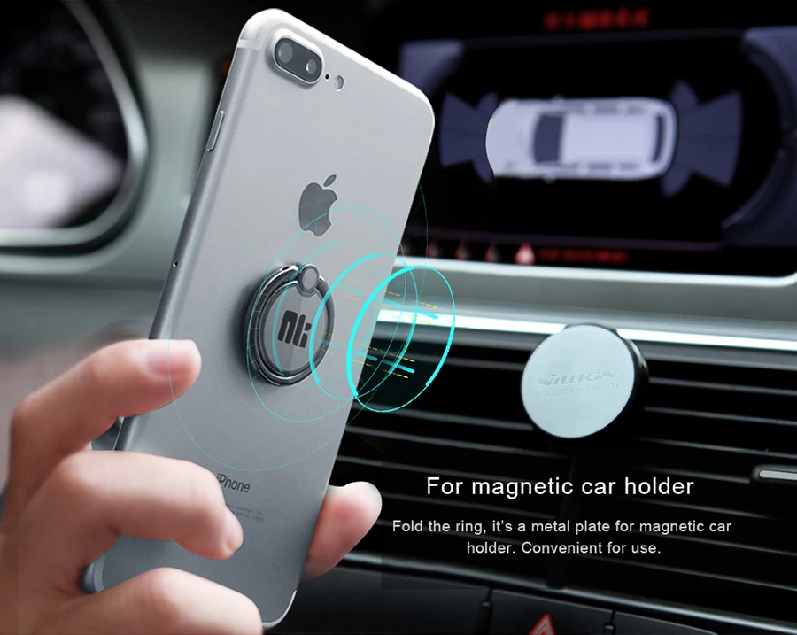 Metal Finger Ring Phone Stand Holder For iphone XS Max XR X 8 Plus Samsung Galaxy Note 8 s9 plus NILLKIN Universal Ring Holder