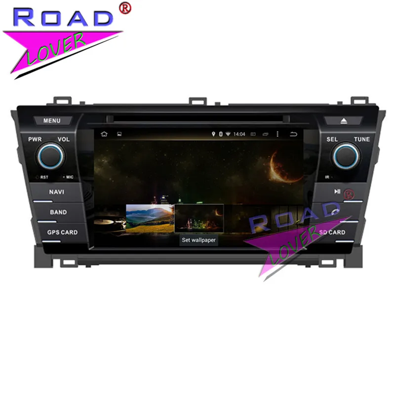 Perfect Roadlover Android 9.0 Car Multimedia DVD Player Radio For Toyota Corolla 2013- Stereo GPS Navigation Automagnitol 2Din HD Screen 1