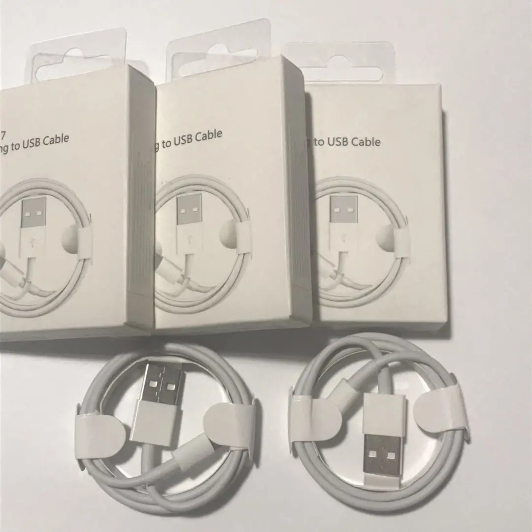 

100pcs/lot,1m/3ft OD 3.0mm High Quality Metal Braided USB Data Sync Charger Cable For iPhone6 6s 7 8 X with retail box