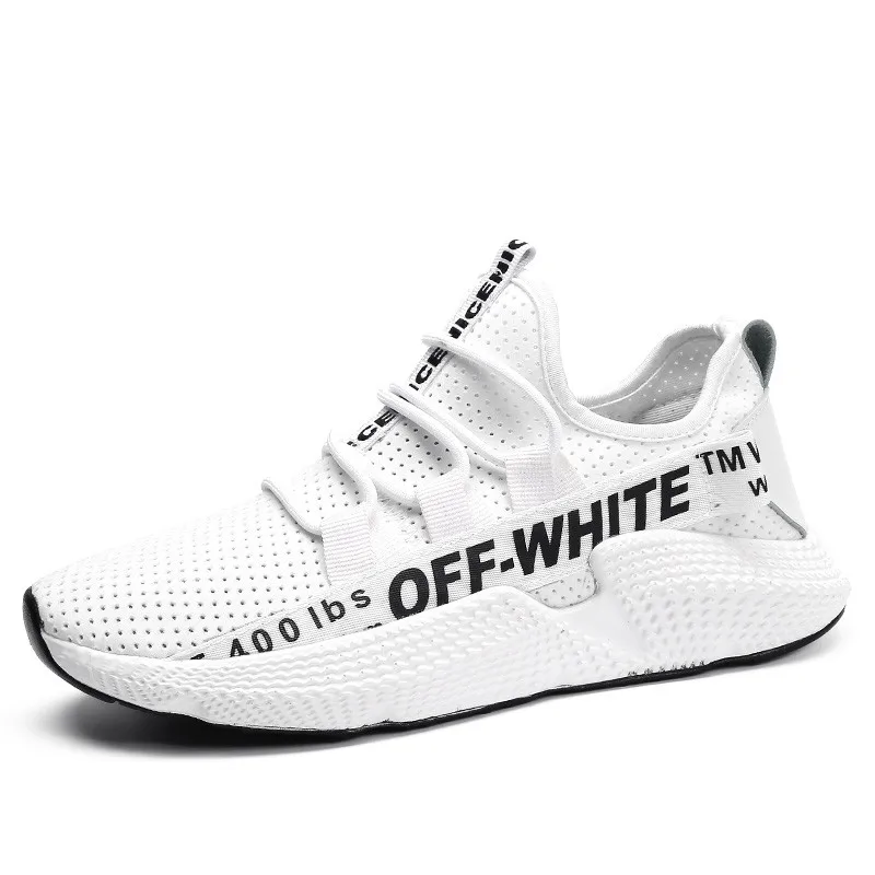off white jogging shoes