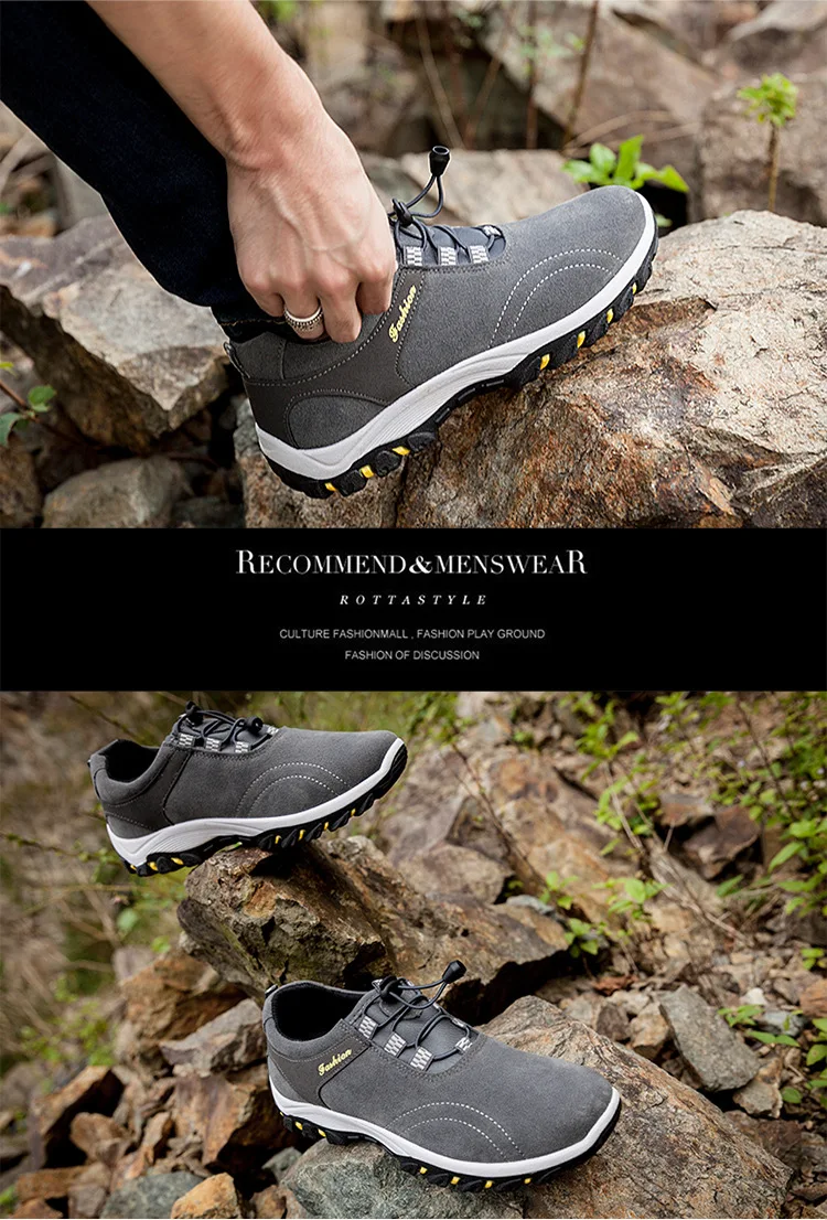 Новая весенняя модная качественная кожаная мужская обувь для взрослых, уличные походные кроссовки, мужская водонепроницаемая повседневная спортивная обувь для ходьбы