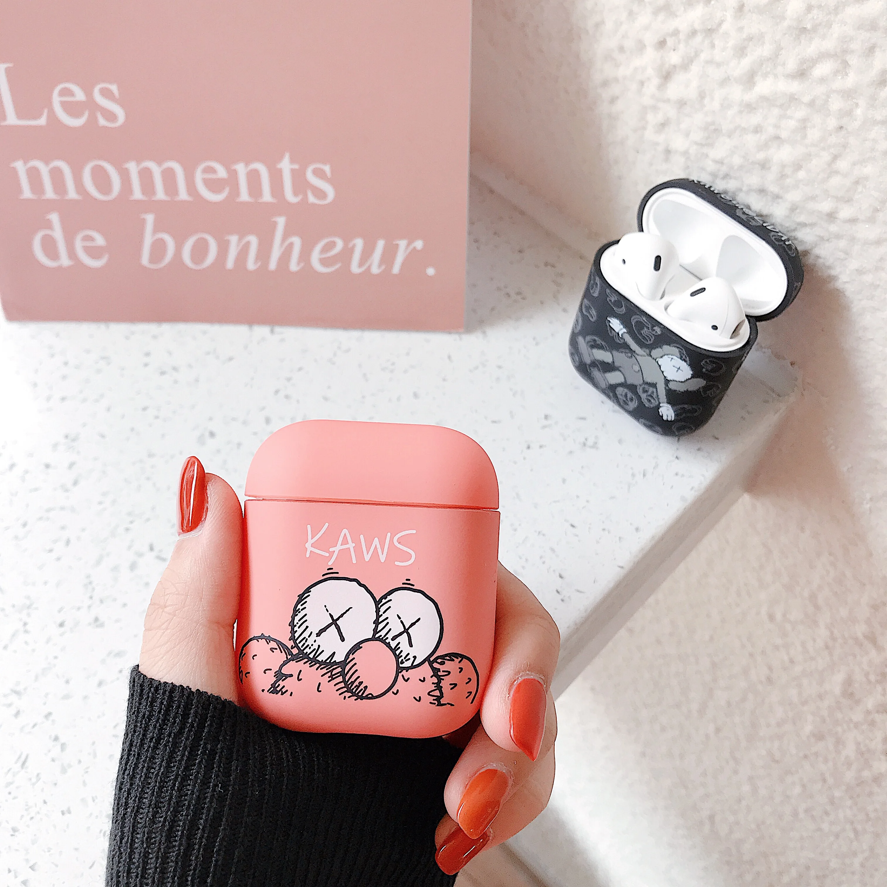 

NEW Cute For Airpods protective case Wireless Bluetooth Headset Box for Apple Airpods Accessories