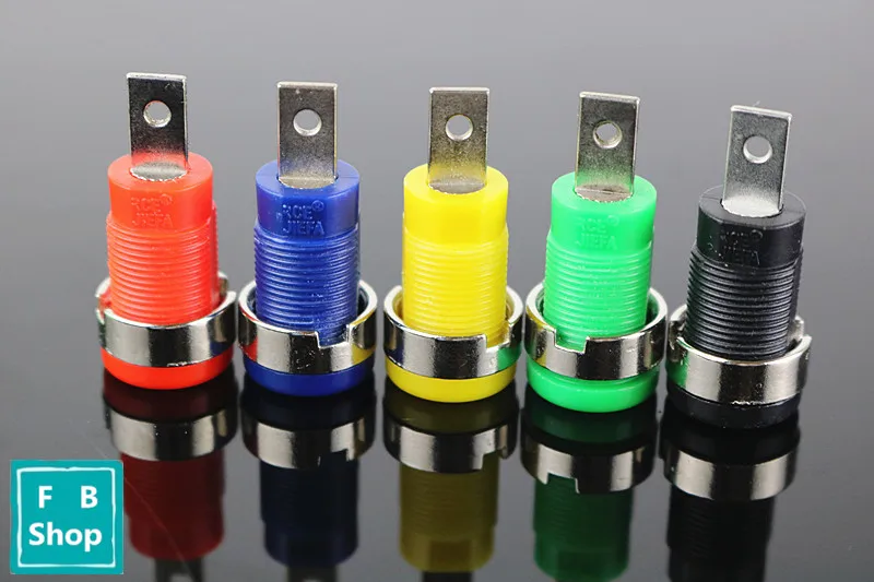 Buy 2pcs 4MM Binding Post Banana Socket panel mount