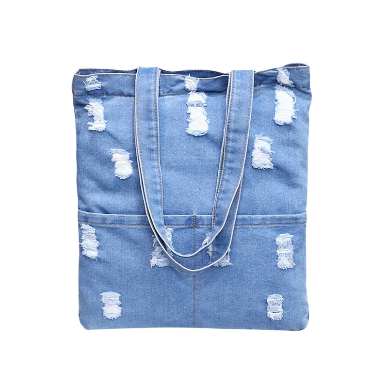 

Casual Denim Handbags Shoulder Bags Women Travel Necessary Shopping Bag Multifunctional Organizer Accessories Supply Product