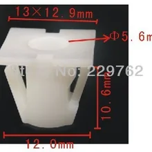 100 шт. гайка автоматическое пластиковое Крепление Винт автомобильные пластмассовые зажимы самодвижущийся соединитель пластиковый фиксатор отделка автомобильный зажим