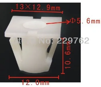 

Free Sipping 100PCS nut Auto Plastic Fastener Screw Automotive Plastic Clips Fasteners Automotive Plastic Retainer Trim Car Clip