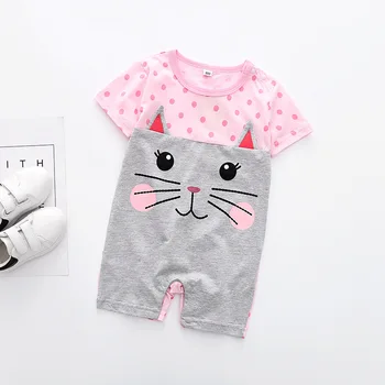 

Baby Short sleeve Rompers Summer Baby boy Girl Clothes Baby boy Girl Cotton Newborn Baby Clothes Infant Jumpsuits Kids Clothes