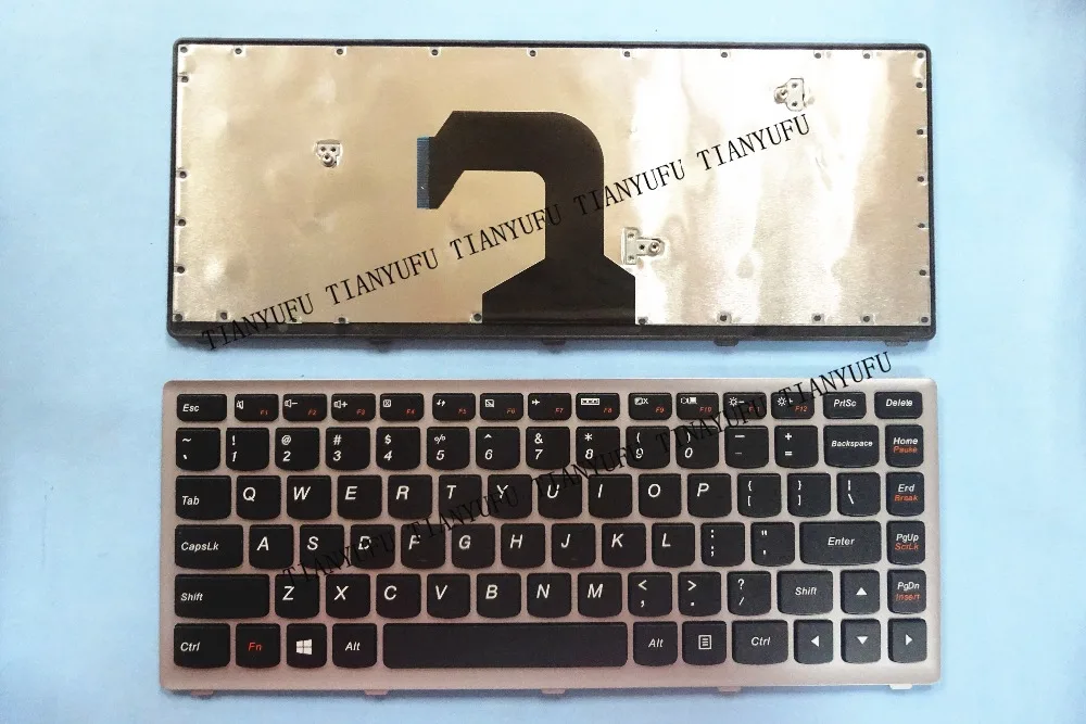 Новая английская клавиатура U410 для Lenovo IdeaPad черная ноутбука США протестированная
