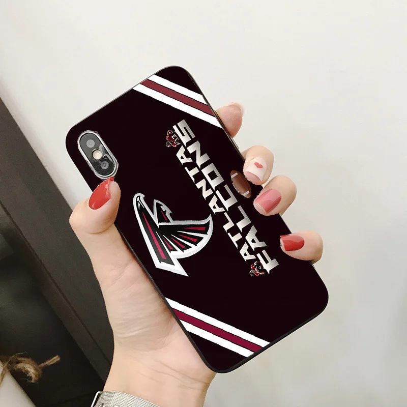 Yinuoda Atlanta Falcons чехол для телефона NFL Matt Ryan Iphone DIY рисунок мягкий TPU X XR XS MAX 7 8 plus 6 S 5s SE