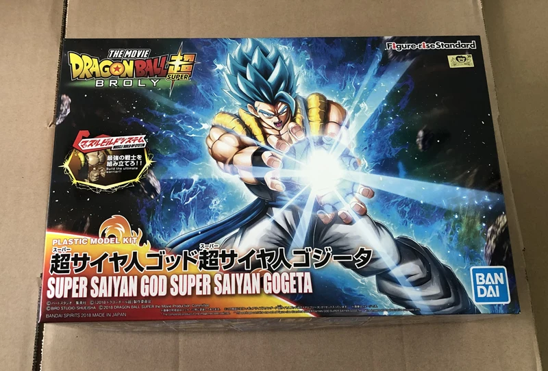 Подлинная BANDAI духи фигура-подъем стандартная сборка Dragon Ball Super Broly Супер Saiyan Gogeta Vegetto Goku фигурка
