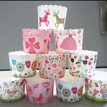 3000 шт. Разноцветные Милые Предновогодние украшения Маффин кекс Чехол Инструменты мини Бумага торт линии для выпечки Чашки