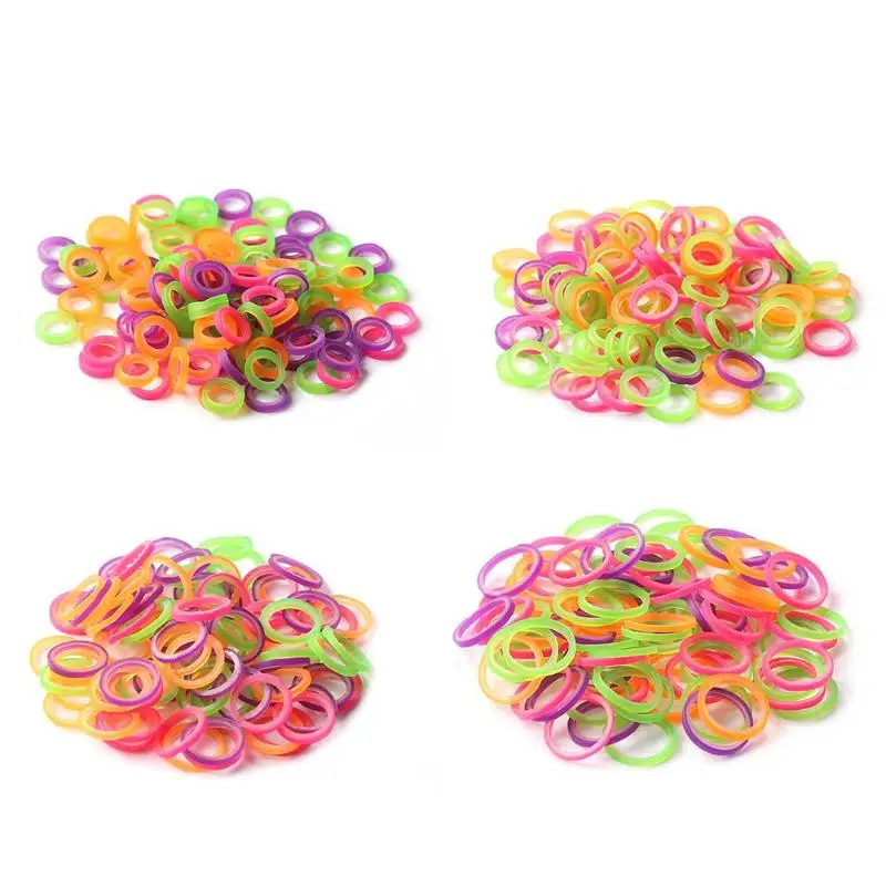 

100pcs Dental Orthodontic Rubber Bands Latex Braces Transparent Traction