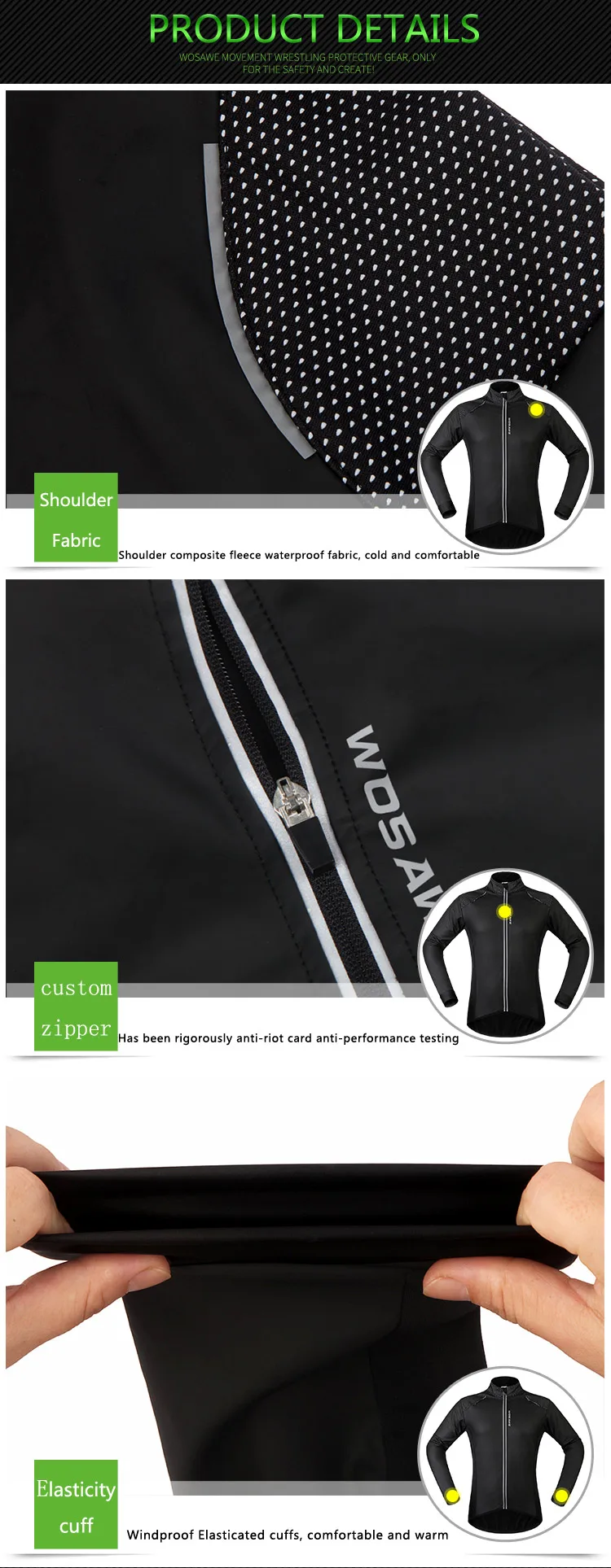 WOSAWE велосипедная зимняя теплая куртка, ветронепроницаемая, водонепроницаемая, для горного велосипеда, Джерси для мужчин и женщин, ветровки, ткань для велоспорта