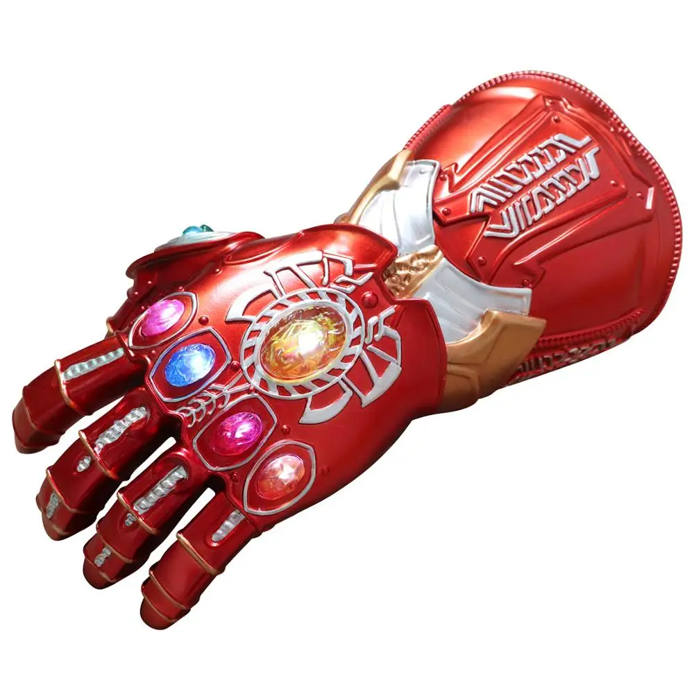 Перчатки из ПВХ для косплея Endgame Thanos перчатки Железного человека фигурки детей и