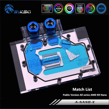 

Bykski A-Nano-X Full Coverage GPU Water Block For Founder Edition All series AMD R9 Nano Graphics Card GPU Radiator