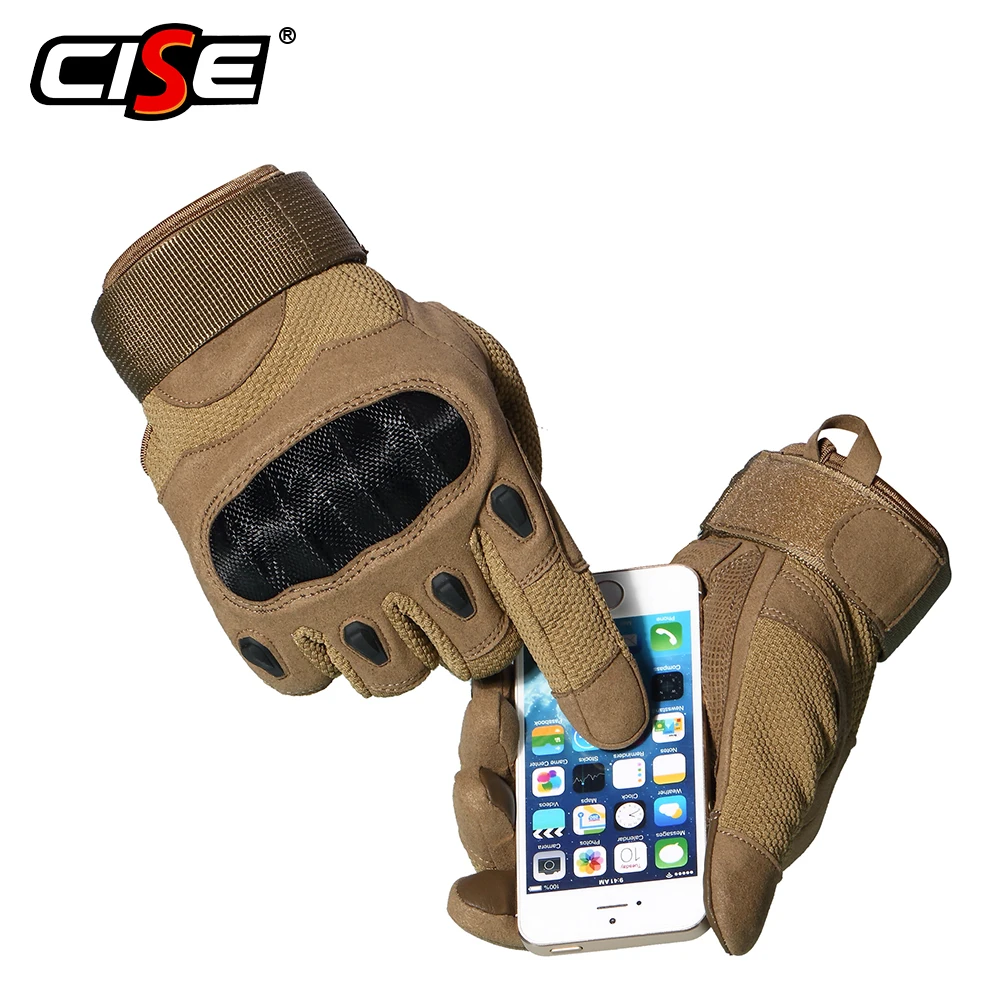 Touchscreen Assault Motorcycle Hard Knuckle Full Finger Gloves Driving Motocross Outdoor Sports Motorbike Racing Biker Women Men