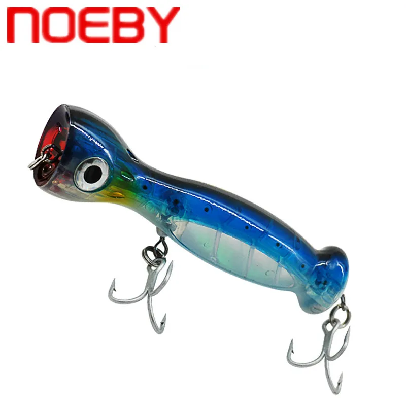 NOEBY Топ воды Поппер для рыбалки наживка 130mm50g плавающий приготовления рыболовные