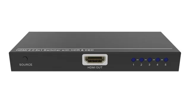 Cheap Ultra-thinHDMI2.0 Switcher with five HDMI video inputs and one HDMI output supports CEC and HDR Cheap Ultra-thinHDMI2.0 Switcher with five HDMI video inputs and one HDMI output supports CEC and HDR