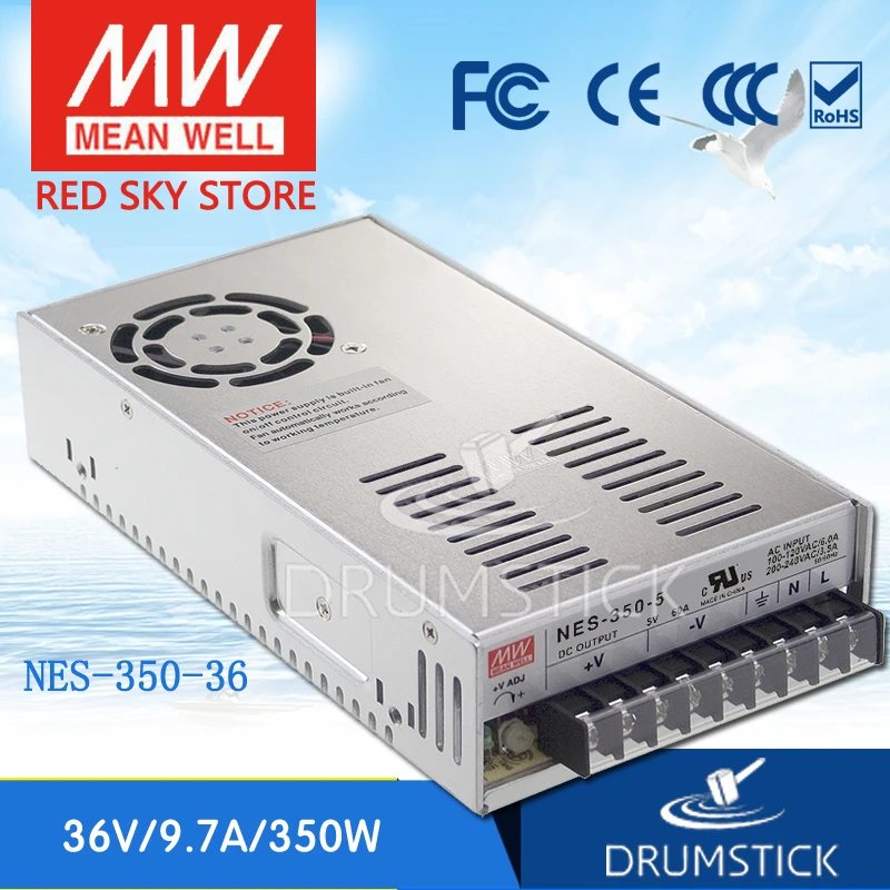 

MEAN WELL NES-350-36 36V 9.7A meanwell NES-350 36V 349.2W Single Output Switching Power Supply