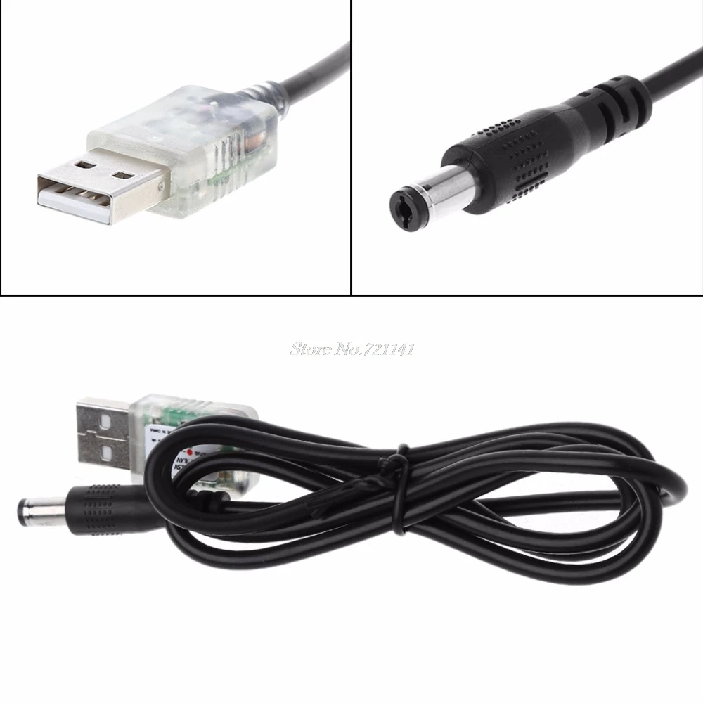 

USB 5V to 8.4V Power Charge Cable For Bicycle LED Head Light 18650 Battery Pack
