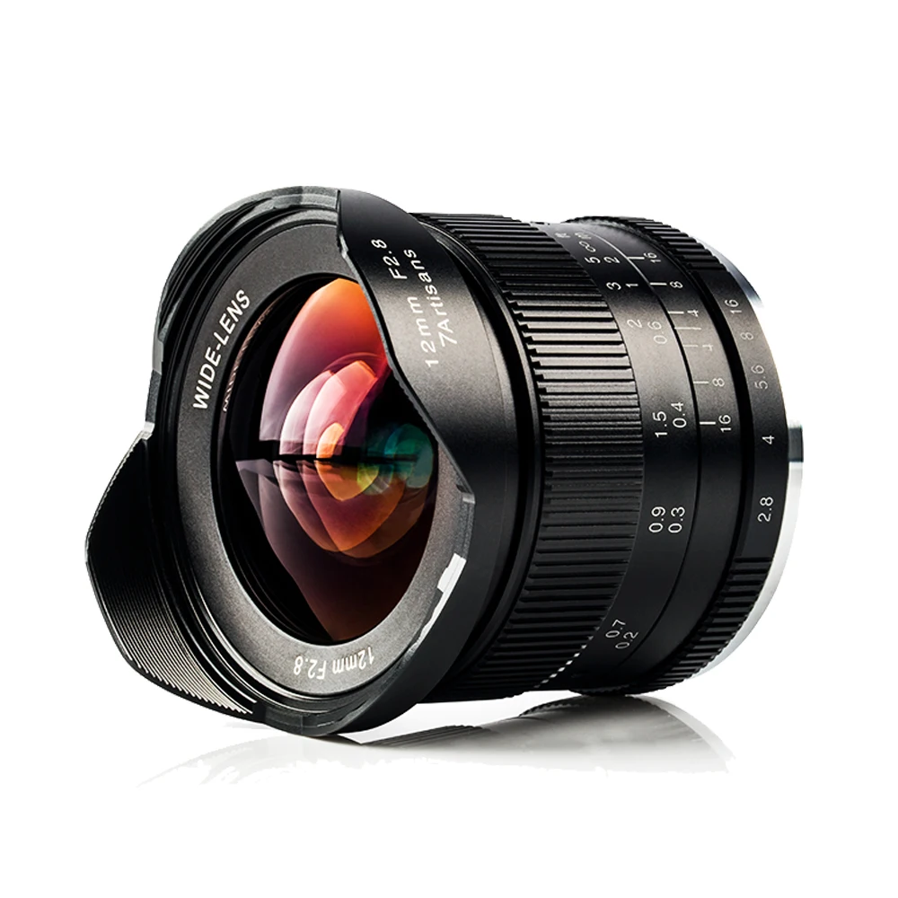 Ультра широкоугольный объектив 7artisans 12 мм f2.8 для Sony e-крепление APS-C беззеркальных