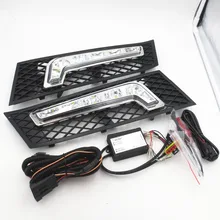 CYAN SOIL BAY Daytime Running Lights for BMW F10 Sedan F11 Touring Daylight Car LED DRL