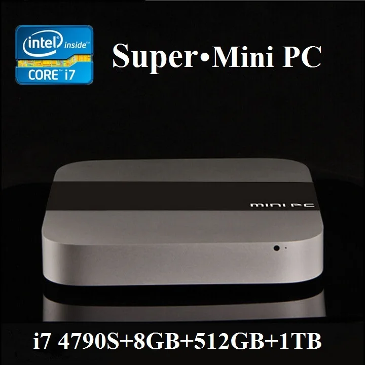 High end Super i7 Mini PC Micro PC 8GB Ram 512GB SSD 1TB HDD Haswell