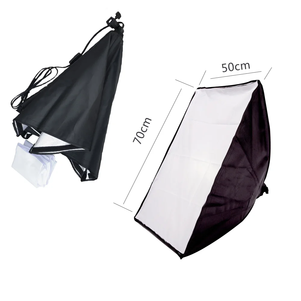 Аксессуары для фотоссветильник емки софтбокс 50*70 см светильник патроном E27 +
