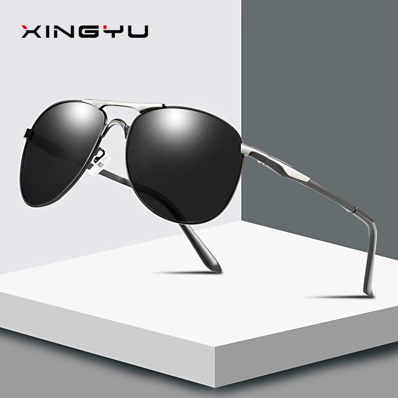 

Men's Polarized Sunglasses Spring hinge Big glasses classic style Driving glasses Fishing sunglasses Anti-high beam series