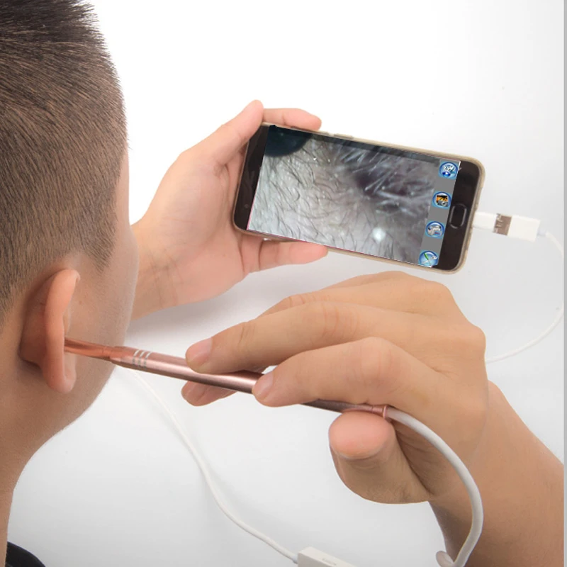 

Semi Endoscope Camera 3.5mm IP67 Waterproof Inspection Borescope Flexible Ear Camera Inspection Camera Fotografica Otoscope