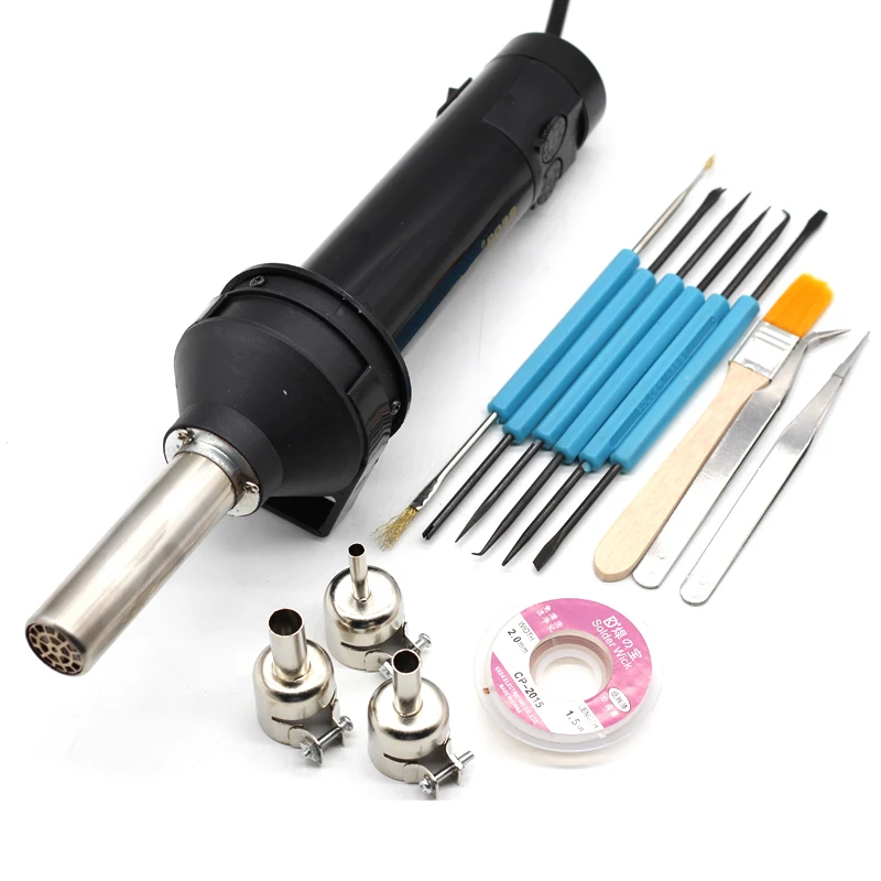 

220V Portable BGA Rework Solder Station Hot Air Blower Heat Gun 8032 VS YOUYUE Riesba PJLSW QSUNRUN 8858 GJ 8018LCD 858D 8586