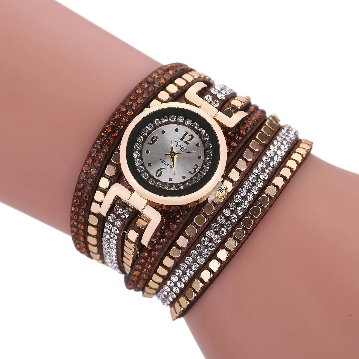 

2019 Sloggi Brand Bracelet Dress Watches Women Fashion Fabric Strap Ladies Quartz Wrist Watch Vintage Clock Reloj Mujer Relogio