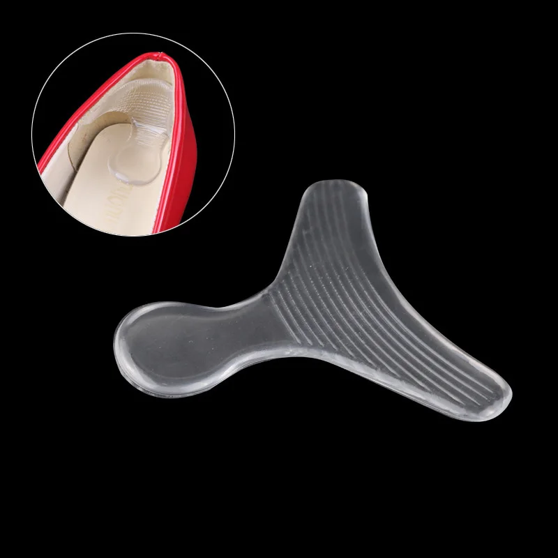 Self-Adhesive Silicone Gel Heel Cushion Rearfoot Invisible Silica Gel Stickers Foot Care Shoe Pads Shoe Insoles For Shoes HG-003