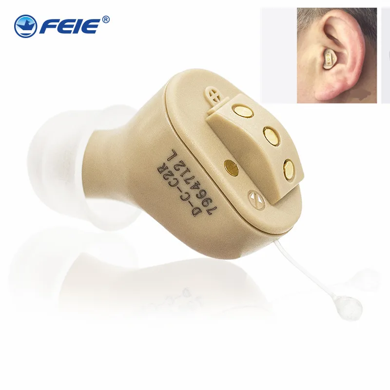 

Smallest Invisible Rechargeable Hearing Aid For Severe Loss Auditory Equipment Earphones for Wireless Deaf s-51 Free Shipping