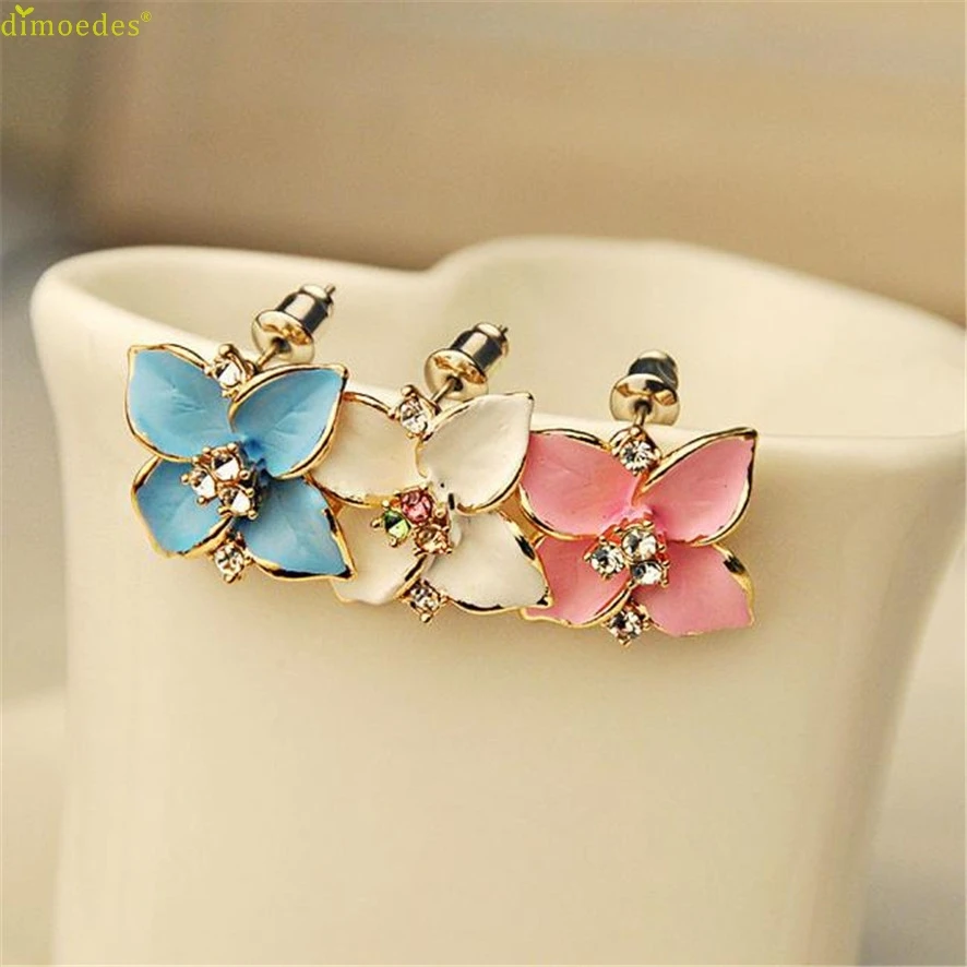 

HOT Brand Fashion Women's Flower Type Ear Stud Earrings