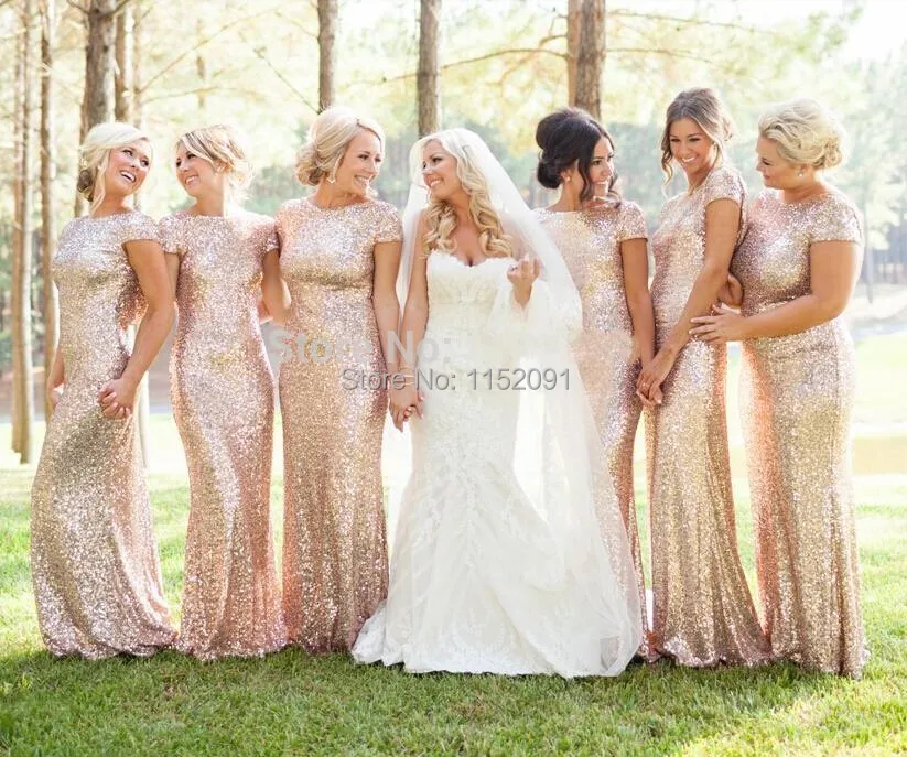2016 Spring Bridesmaid Dresses Plus Size Gold Sequins Cap Sleeve Y Mermaid Wedding Dresses Pearls Liqued V Neck Trumpet Gowns Lace Tulle Tail Bridal Dress For Bride Wd 6usd 20 00 189 Piece