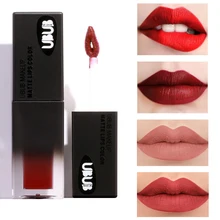 Большая распродажа, тинт для губ, косметика, водонепроницаемый матовый блеск для губ, пигмент, красный, фиолетовый, коричневый цвет, сексуальный Набор для губ, жидкие губные помады, телесный макияж