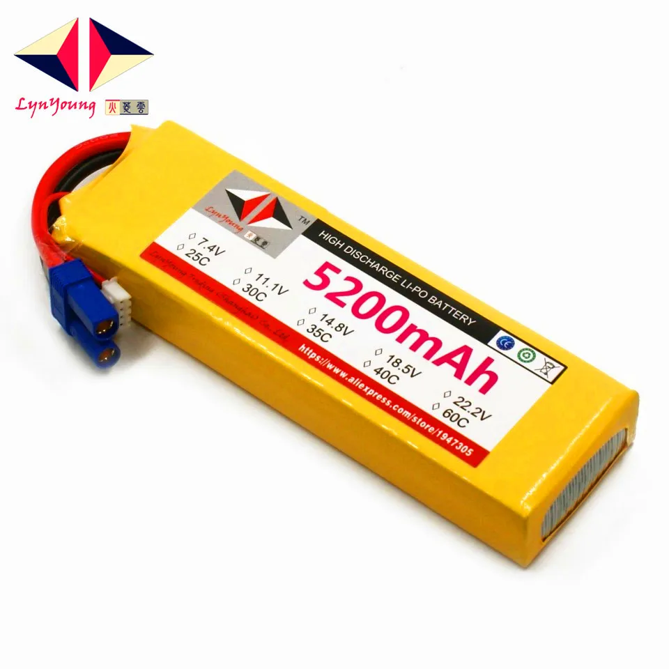 HX Lipo батарея 2S 7 4 V 5200mah 25C 30C 35C 40C 60C для радиоуправляемого дрона квадрокоптера