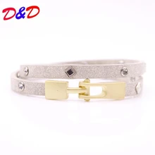 2017 Jewelry Bracelet Women Multi-layer Leather Rope Rhinestone Alloy Accessories Bangle 2017 Jewelry Bracelet Women Multi-layer Leather Rope Rhinestone Alloy Accessories Bangle