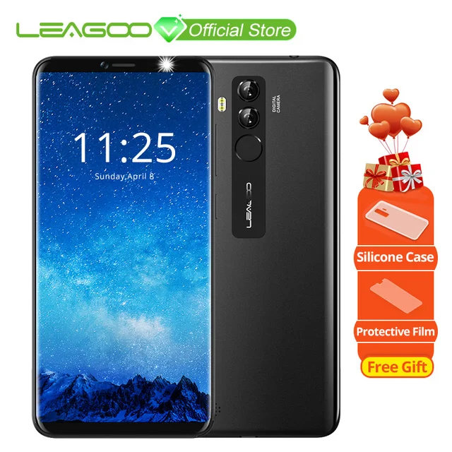 LEAGOO M9 PRO смартфон 4G 5,72 "18:9 полный Экран Android 8,1 MT6739V 4 ядра 2 ГБ + 16 ГБ 3000 мАч лицо разблокировки мобильного телефона