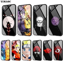 Чехол из закаленного стекла YIMAOC Sasuke Naruto для iPhone 11 Pro XS MAX XR X 8 7 6 6S Plus