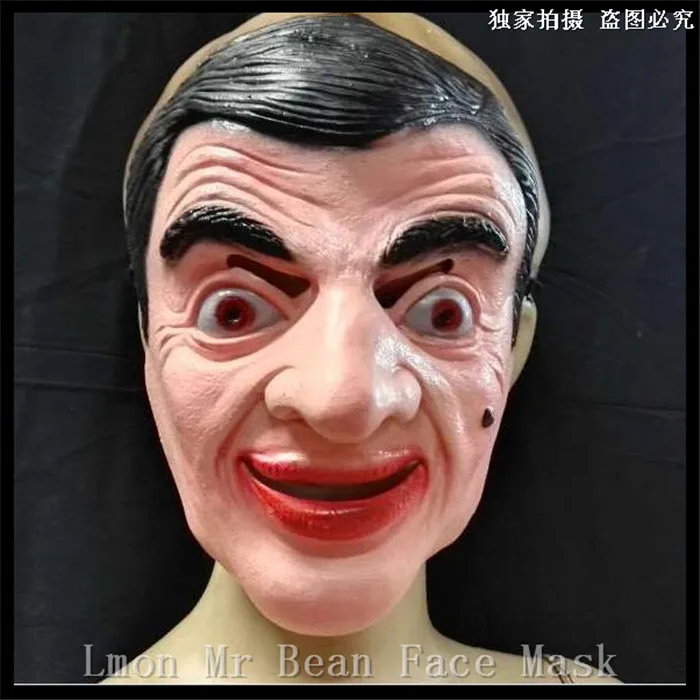Halloween Christmas Party Cosplay Mr Bean Mask Funny Spittin Image ...