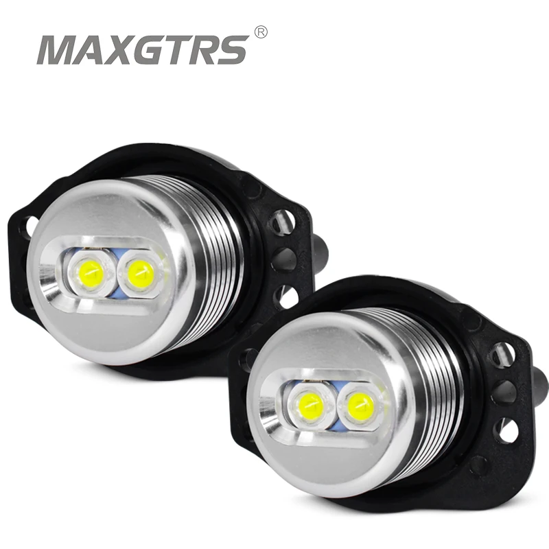 

2x 6W 12W LED Halo Ring Marker Angel Eyes DRL Bridgelux Chip 7000K White/Blue/Red Fog Bulb For BMW E90 E91 CANBUS 12V